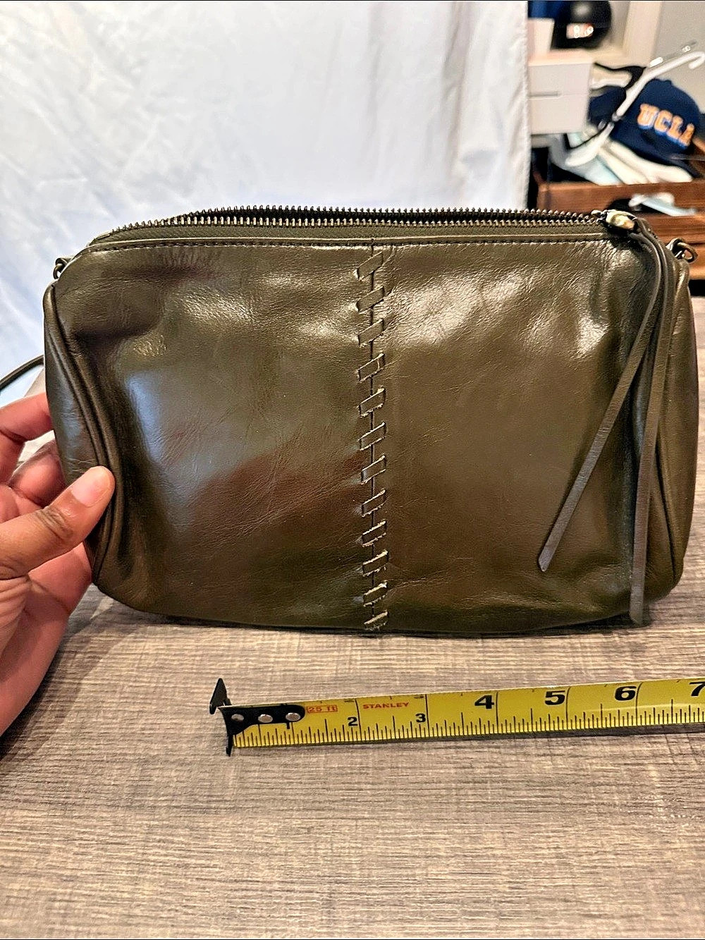 Hobo Topaz Crossbody Bag Green